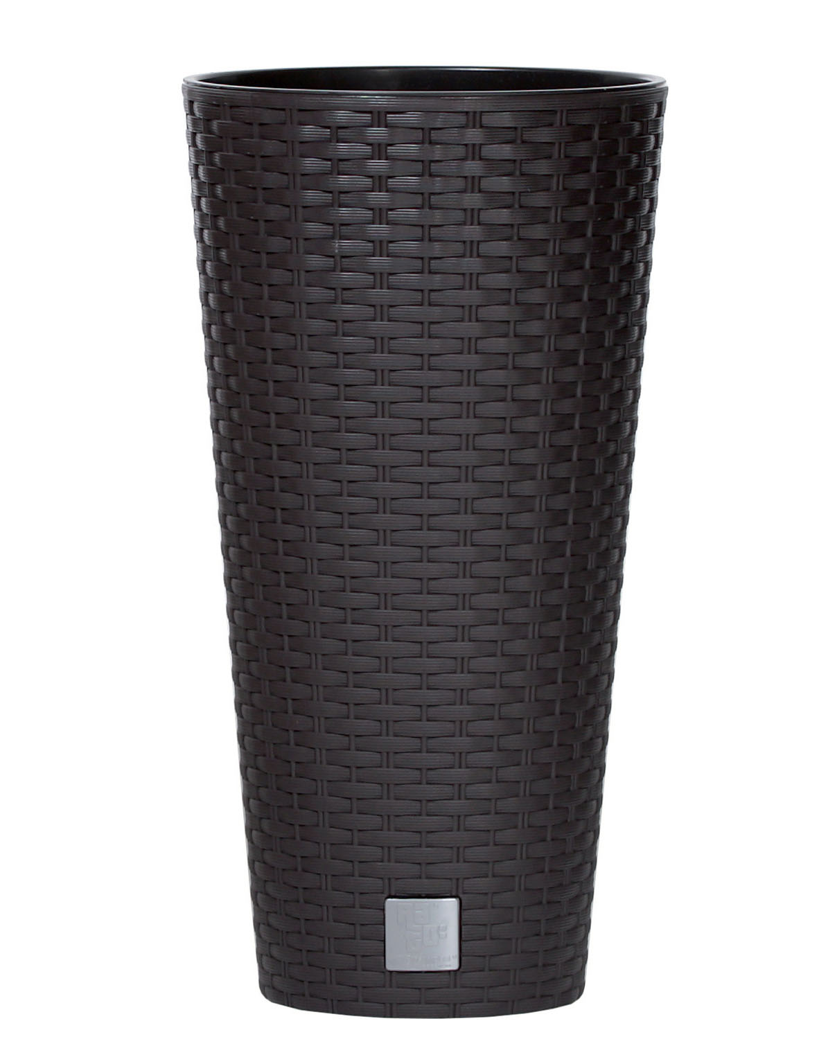 PROSPERPLAST Kvetináč RATO TUBUS + vklad umbra 25cm