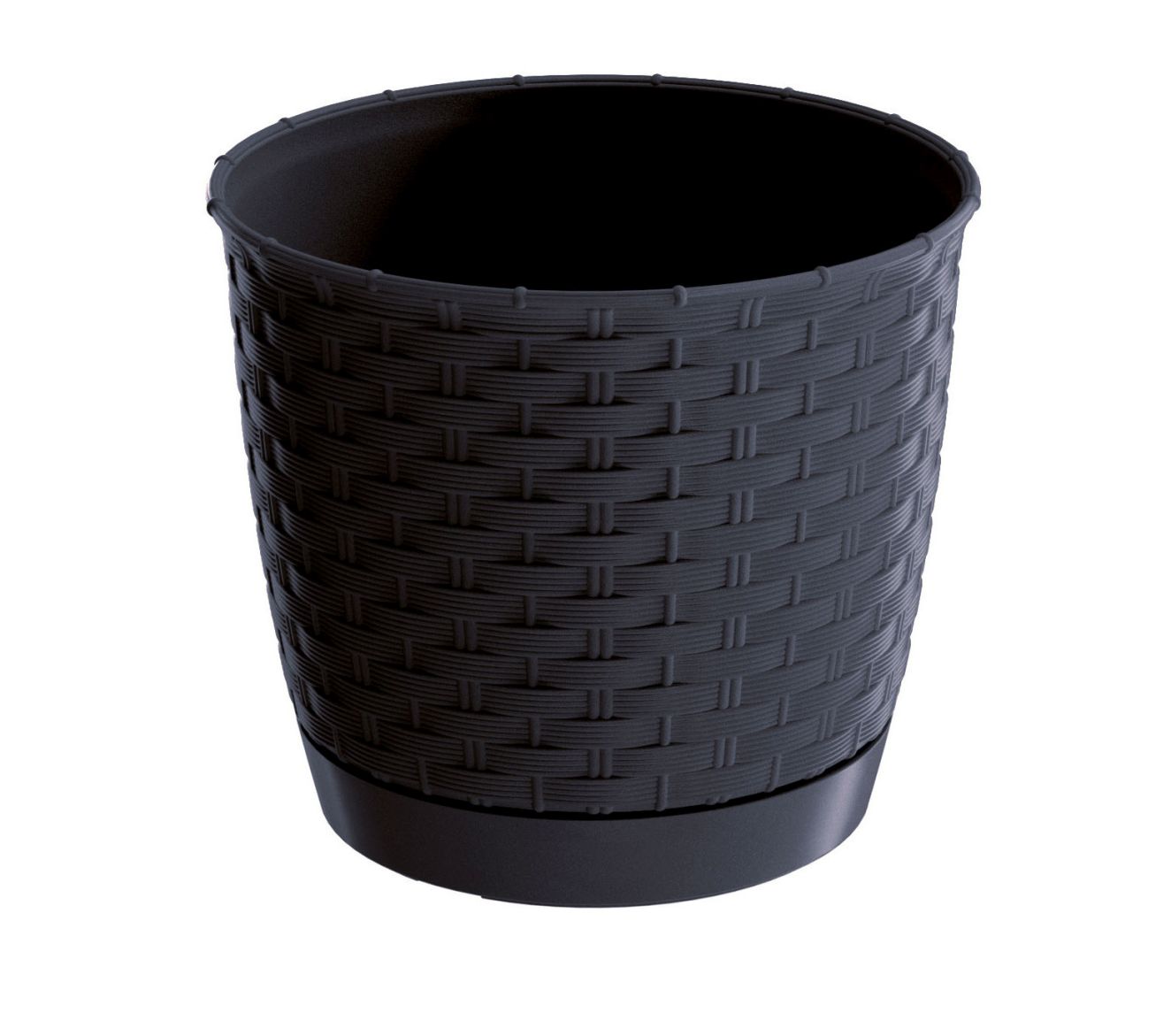 PROSPERPLAST Kvetináč RATOLLA ROUND antracit 30cm