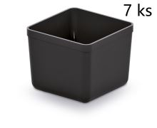 Sada 7 plastových boxů na nářadí UNITE BOX 55x55x165 černé