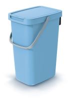 Odpadkový koš SYSTEMA Q COLLECT světle modrý, objem 12 l