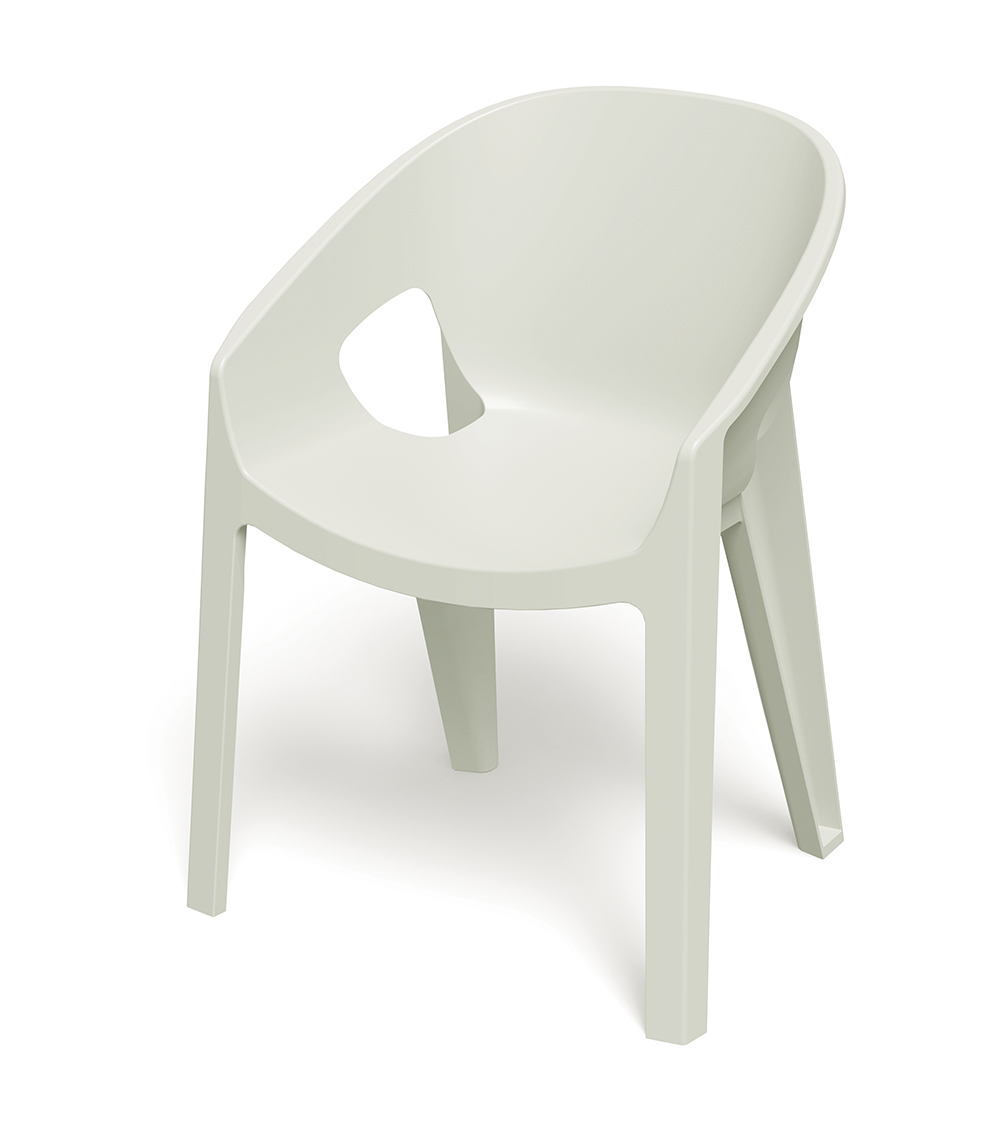 Stolička s lakťovými opierkami PREMO 615x560x815 - farba: béžová