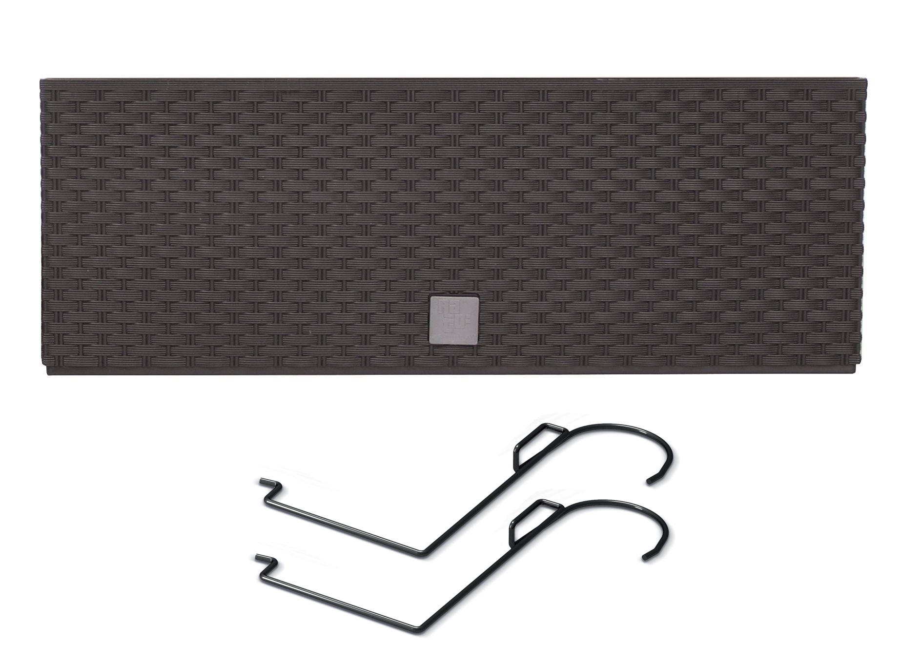PROSPERPLAST Truhlík RATO CASE W s háky a vkladem antracit 58cm