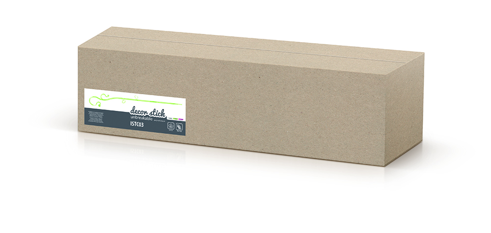 PROSPERPLAST Podpěra na orchidej DECOR III růžová transparentní 39 cm