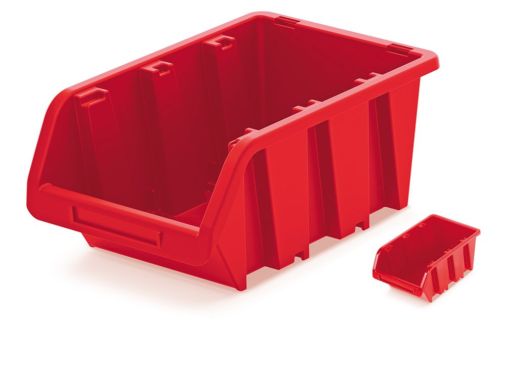 PROSPERPLAST Plastový úložný box TRUCK 195x120x90 červený