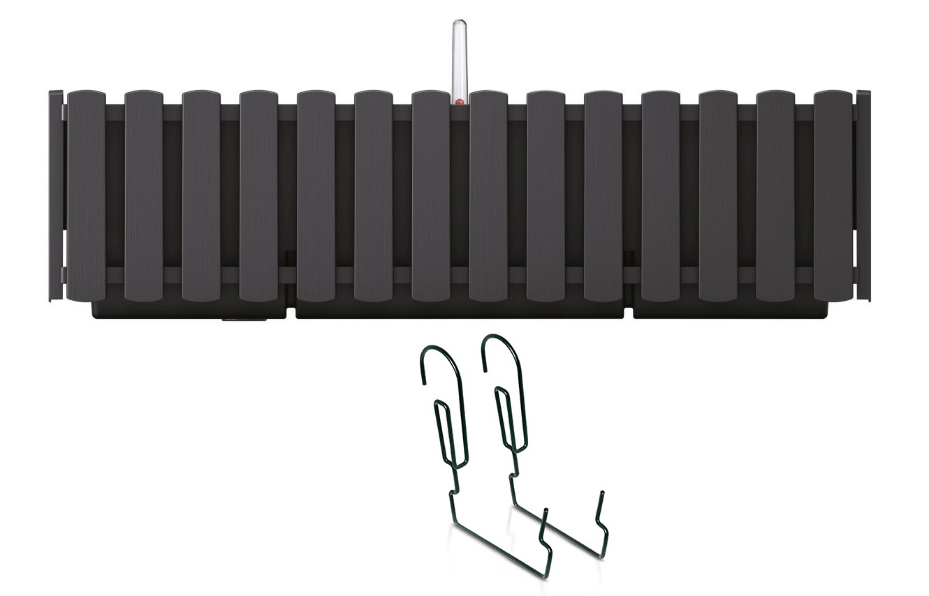 PROSPERPLAST Truhlík s kov. držákem BOARDEE FENCYCASE W antracit 58cm