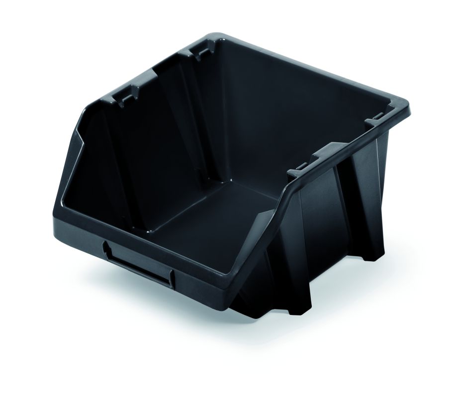 PROSPERPLAST Plastový úložný box BINEER SHORT 214x198x133 černý