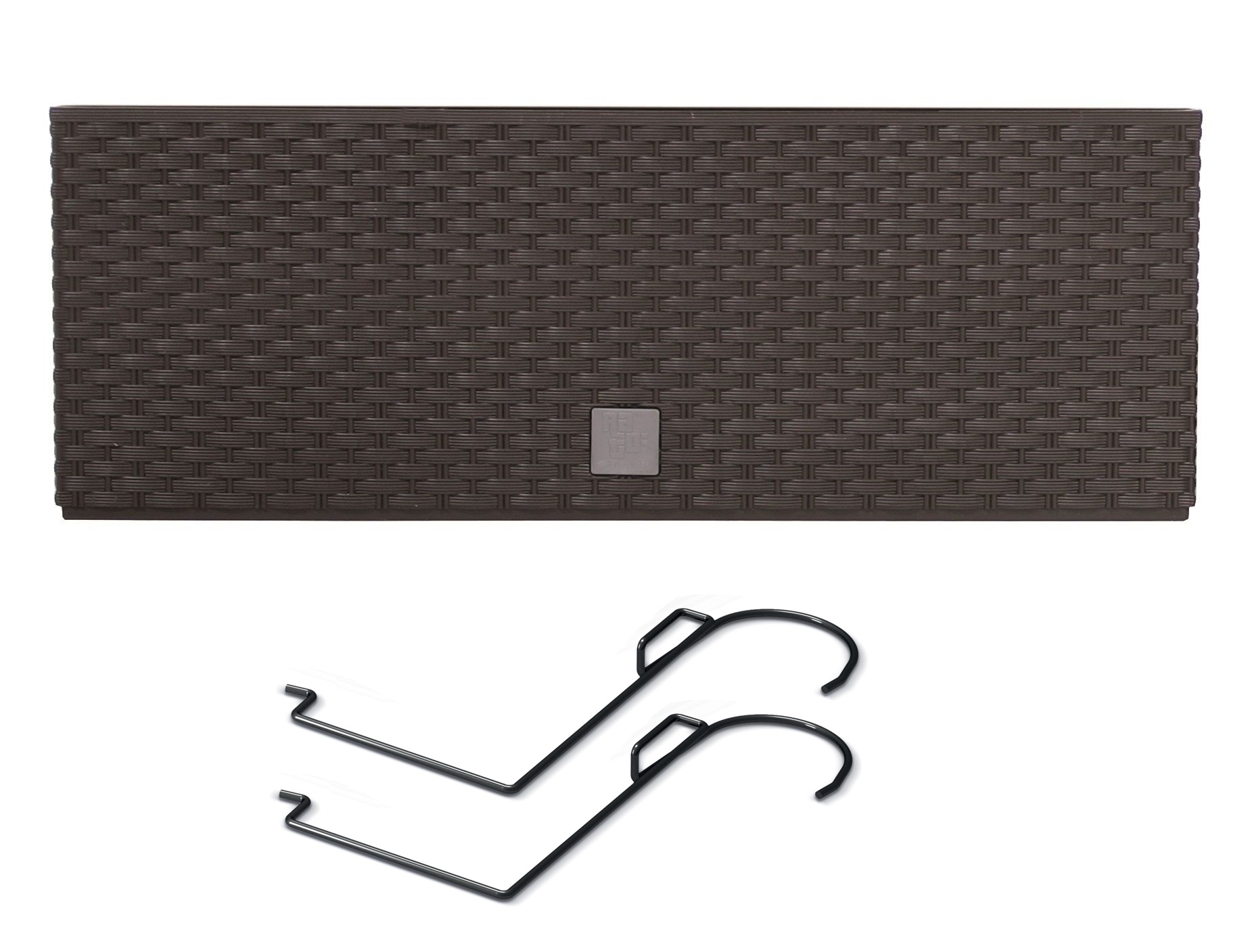 PROSPERPLAST Truhlík RATO CASE W s háky a vkladem umbra 58cm