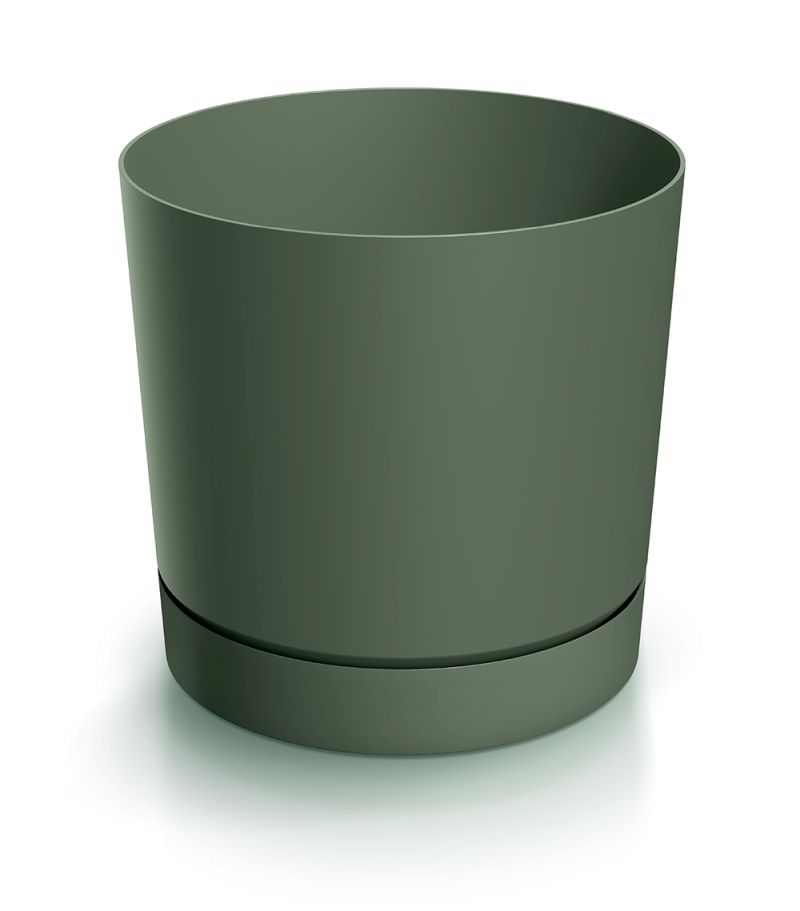 PROSPERPLAST Kvetináč TUBO P 17,8cm tmavě zelený
