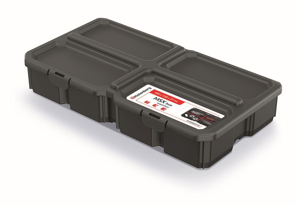 PROSPERPLAST Organizér MSX BOX čierny 28,5x15,8x5,7cm