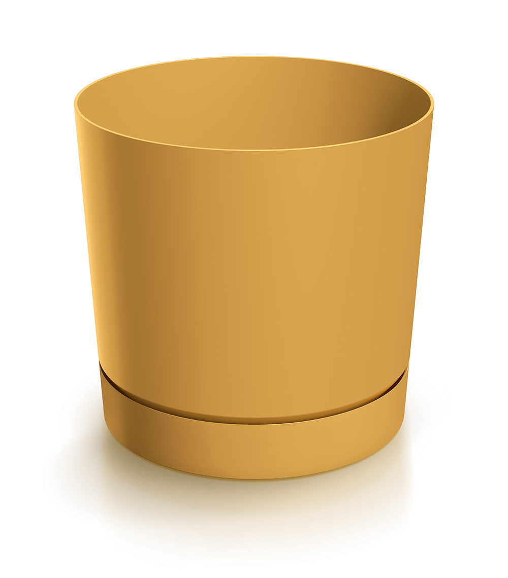PROSPERPLAST Kvetináč TUBO P 39cm hořčicový