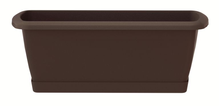 PROSPERPLAST Truhlík s miskou RESPANA SET hnědý 88,5 cm