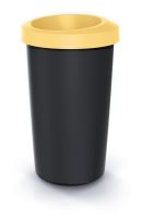 Odpadkový koš COMPACTA R DROP světle žlutý