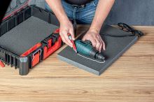 Pěnová výplň 30,5x28,5x2 cm - barva: šedá (1)